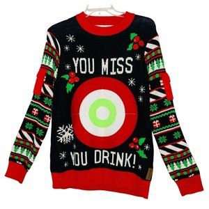 Tipsy Elves sweater Christmas drinking game ugly cute large men